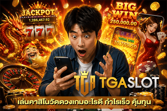 เล่นคาสิโนวัดดวงเกมอะไรดี กำไรเร็ว คุ้มทุน สล็อต บาคาร่า